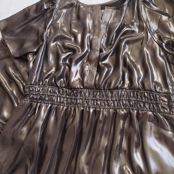 Anthropologie Somerset Maxi Dress Shine Edition 2X NEW Plus Size Metallic Maxi - Picture 6 of 11